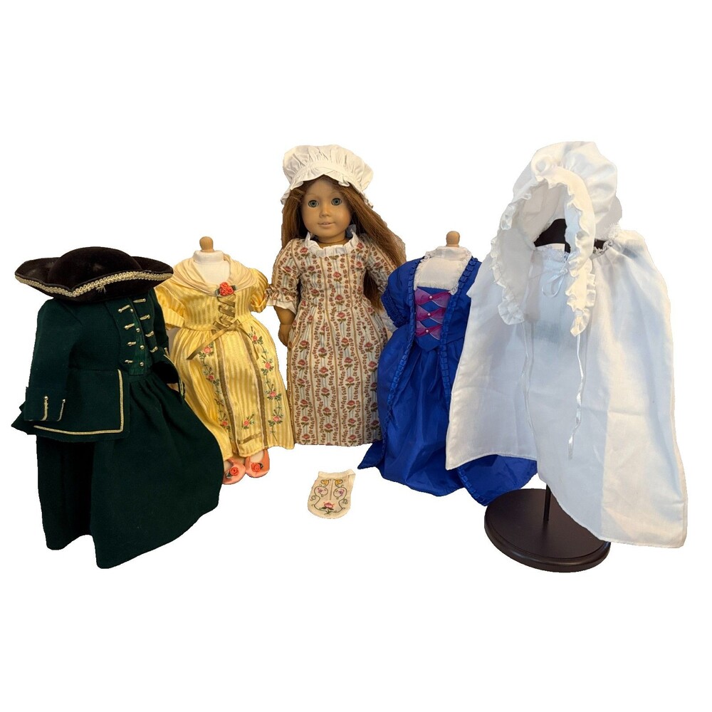 Pleasant Company AG Felicity Merriman 18" Doll Meet Outfit Box Wardrobe Lot